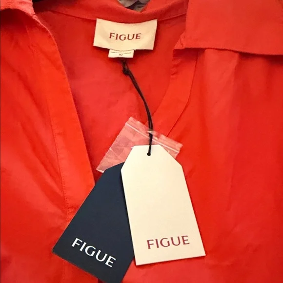 Figue Vibrant Ombre Long Sleeve Dress Size L BNWT - Picture 2 of 3